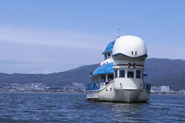 諏訪湖遊覧船が廃止された竜宮丸