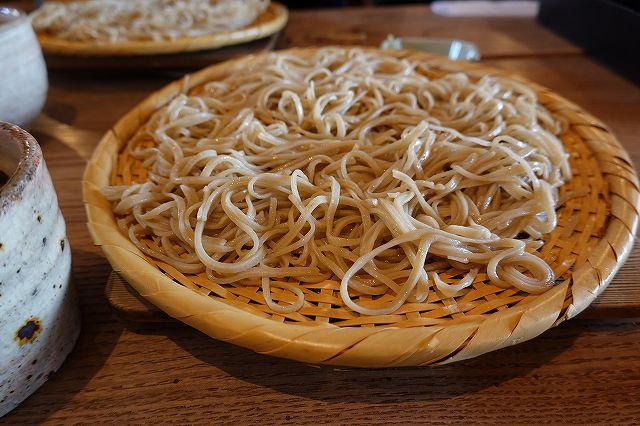 手打ち蕎麦12ヶ月の冷たい蕎麦