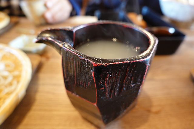 手打ち蕎麦12ヶ月のそば湯