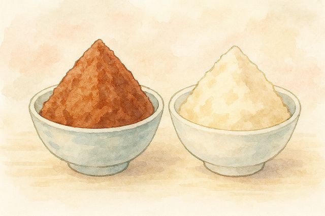 赤味噌と白味噌