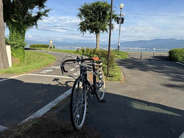 諏訪湖サイクリング